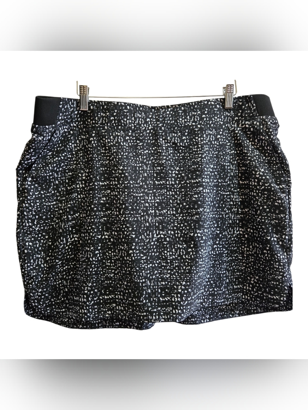 CypressClub Golf Black / White Patterned Women's Skort